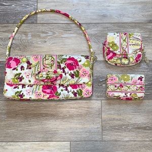 Retired Vera Bradley 3 Piece Purse set